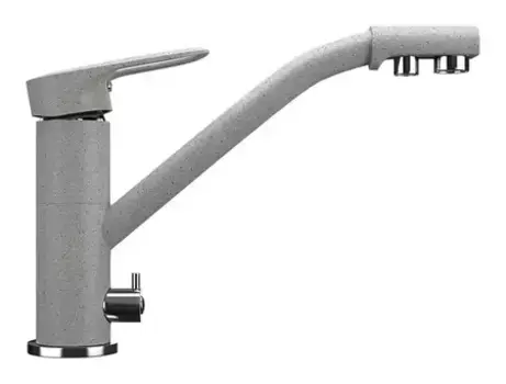 Смеситель для кухни с подключением к фильтру «Ulgran» U-010-310 серый