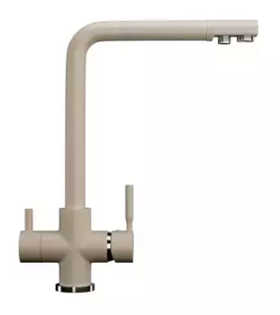 Смеситель для кухни с подключением к фильтру «Ulgran» U-016-328 бежевый