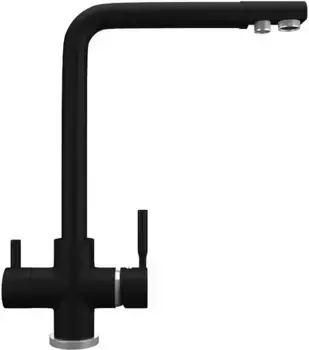 Смеситель для кухни с подключением к фильтру «Ulgran» UQ-016-07 уголь