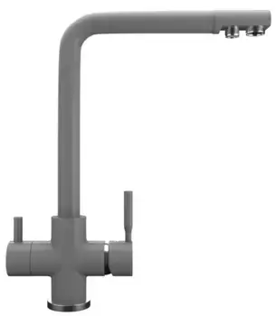 Смеситель для кухни с подключением к фильтру «Ulgran» UQ-016-09 асфальт