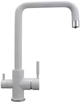 Смеситель для кухни с подключением к фильтру «Ulgran» UQ-019-04 платина