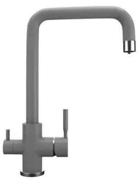 Смеситель для кухни с подключением к фильтру «Ulgran» UQ-019-09 асфальт
