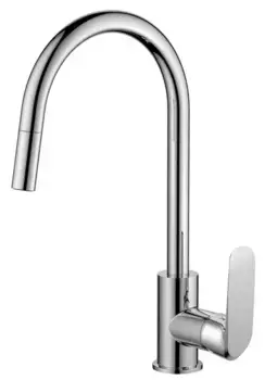 Смеситель для кухонной мойки «Agger» Glorious A1200100 с выдвижным изливом хром