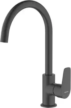 Смеситель для кухонной мойки «Акватек» Бетта AQ1182MB чёрный матовый