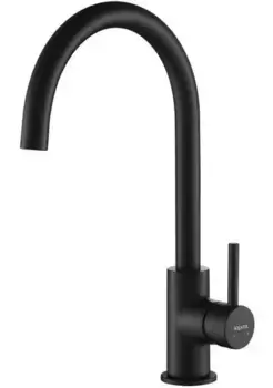 Смеситель для кухонной мойки «Акватек» Европа AQ1382MB чёрный матовый