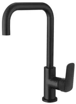 Смеситель для кухонной мойки «Акватек» Вега AQ1081MB чёрный матовый