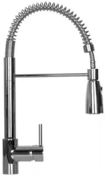 Смеситель для кухонной мойки «Alveus» Billy-S CHR 1098727 с выдвижным изливом хром