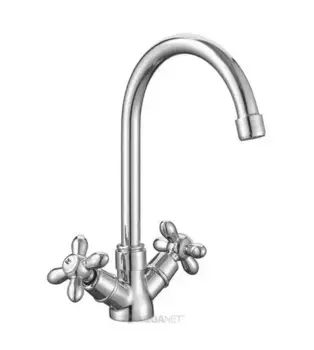 Смеситель для кухонной мойки «Aquanet» Opera SD98905 хром