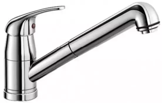 Смеситель для кухонной мойки «Blanco» Daras-S-F 521752 с выдвижным изливом хром