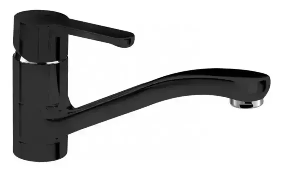 Смеситель для кухонной мойки «Bravat» Stream F73783BC-2 чёрный матовый