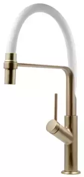 Смеситель для кухонной мойки «ESKO» Kitchen K50GW золото/белый