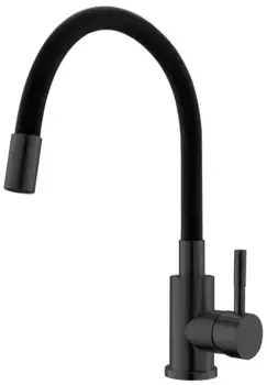 Смеситель для кухонной мойки «ESKO» Kitchen KT44BTotal чёрный