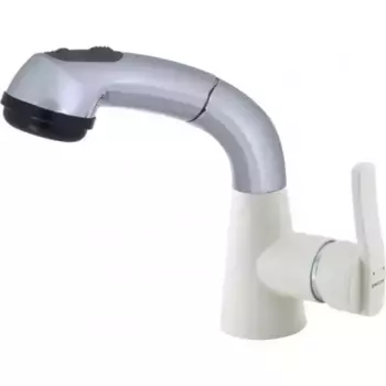 Смеситель для кухонной мойки «Ewigstein» 37735182 с выдвижным изливом крем