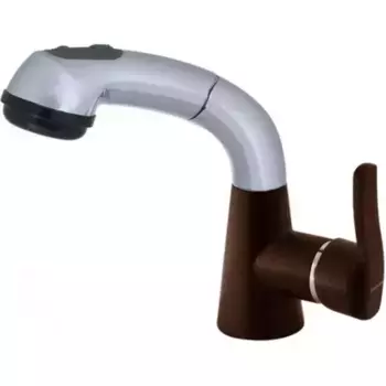 Смеситель для кухонной мойки «Ewigstein» 37735187 с выдвижным изливом шоколад
