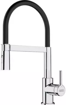 Смеситель для кухонной мойки «Franke» Lina Semi-pro 115.0626.085 хром/чёрный