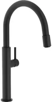 Смеситель для кухонной мойки «Franke» Pescara Up&Down 115.0545.135 чёрный матовый