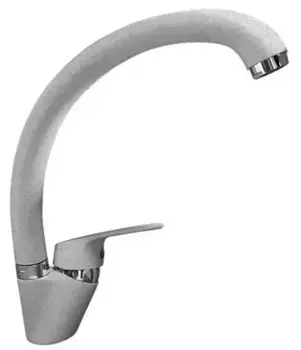 Смеситель для кухонной мойки «GranFest» Eco 3323 серый