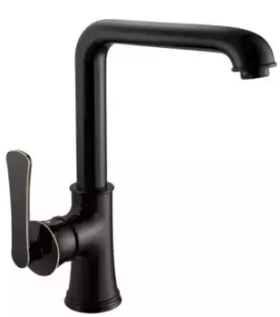 Смеситель для кухонной мойки «Haiba» HB70181-7 чёрный/медь