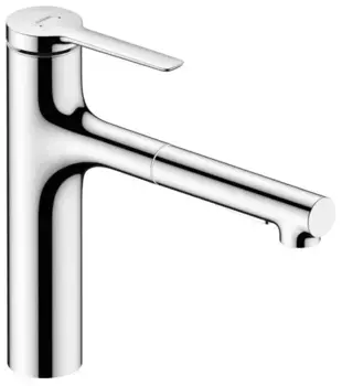 Смеситель для кухонной мойки «Hansgrohe» Zesis M33 74804000 с выдвижным изливом хром