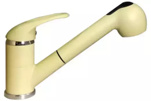 Смеситель для кухонной мойки «Lava» SG03 CAM с выдвижным изливом camel