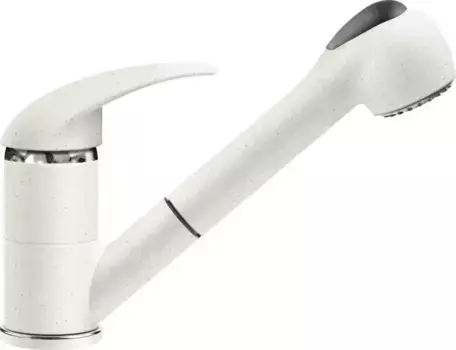 Смеситель для кухонной мойки «Lava» WEB WE 0800 LAT с выдвижным изливом latte