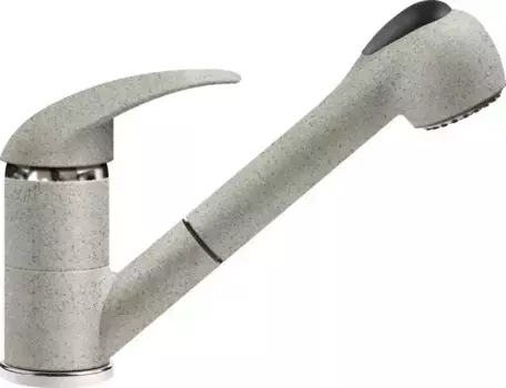 Смеситель для кухонной мойки «Lava» WEB WE 0800 SCA с выдвижным изливом scandic