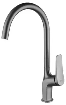 Смеситель для кухонной мойки «Lemark» Bronx LM3705GM графит