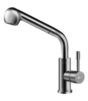 Смеситель для кухонной мойки «Lemark» Expert LM5076S с выдвижным изливом хром