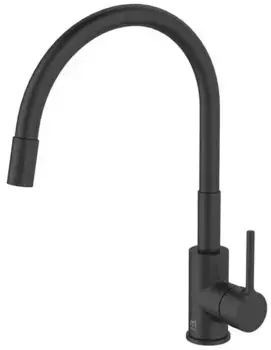 Смеситель для кухонной мойки «Milardo» Meal M01BL0FM05 чёрный матовый