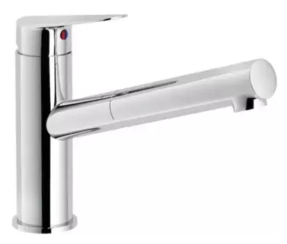 Смеситель для кухонной мойки «Nobili» Blues BS101117CR с выдвижным изливом хром