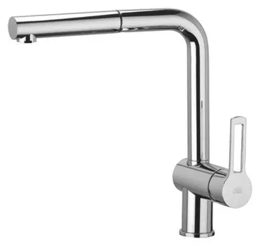 Смеситель для кухонной мойки «Paffoni» Ringo RIN185CR с выдвижным изливом хром