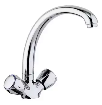 Смеситель для кухонной мойки «Paini» AF182 хром