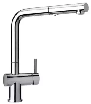Смеситель для кухонной мойки «Paini» Cucina HDCR566KM с выдвижным изливом хром