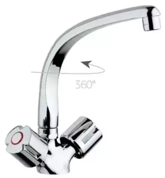 Смеситель для кухонной мойки «Paini» Tevere 10CR571FFQLMKM хром