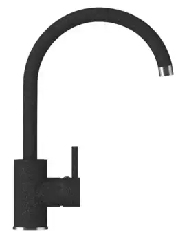 Смеситель для кухонной мойки «Polygran» Элара чёрный