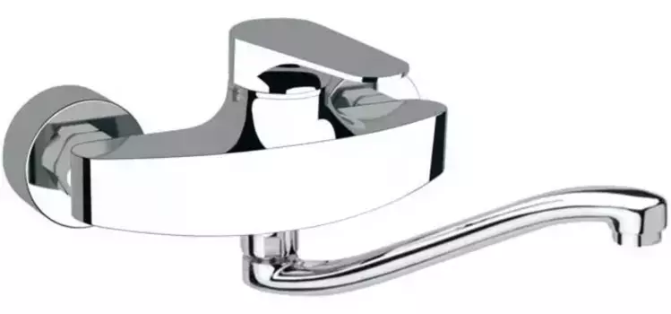 Смеситель для кухонной мойки «Remer» Infinity I41S хром