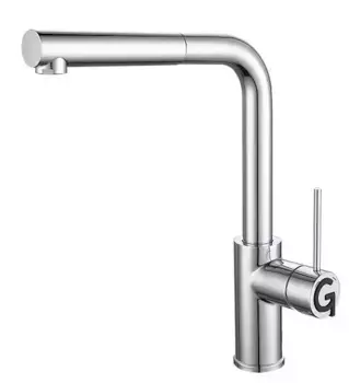 Смеситель для кухонной мойки «Rivelato» Albano 1573503 с выдвижным изливом cromo