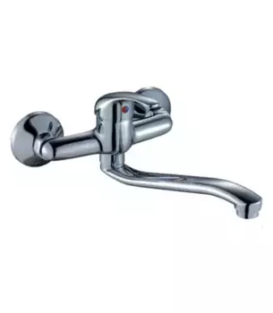 Смеситель для кухонной мойки «Rossinka» A35-24 хром