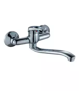 Смеситель для кухонной мойки «Rossinka» B35-24 хром