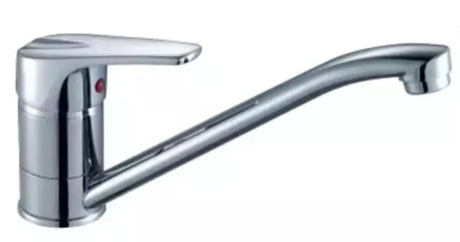 Смеситель для кухонной мойки «Rossinka» D40-21 хром