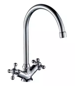 Смеситель для кухонной мойки «Rossinka» G02-72 хром