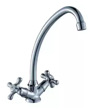 Смеситель для кухонной мойки «Rossinka» H02-71 хром