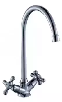 Смеситель для кухонной мойки «Rossinka» H02-72R хром