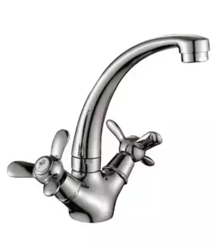 Смеситель для кухонной мойки «Rossinka» Q02-64 хром