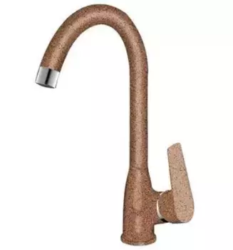 Смеситель для кухонной мойки «Rossinka» S35-23LM307 коричневый