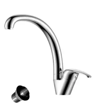 Смеситель для кухонной мойки «Rossinka» Y35-23U хром