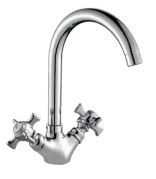 Смеситель для кухонной мойки «Rossinka» Z02-71 хром