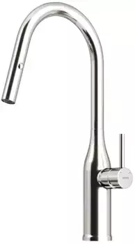 Смеситель для кухонной мойки «Sancos» Grand SC4002BNG с выдвижным изливом нержавеющая сталь