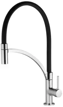 Смеситель для кухонной мойки «Santek» Брукс WH5A45013C001 хром/чёрный