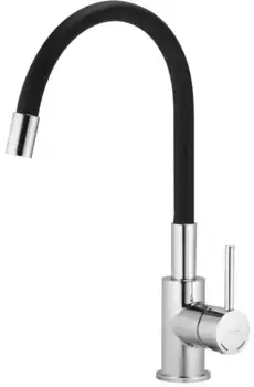 Смеситель для кухонной мойки «Santek» Тесио WH5A44012C001 хром/чёрный